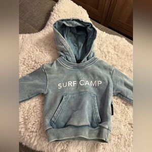 Little Bipsy Surf Camp Light Blue Hoodie